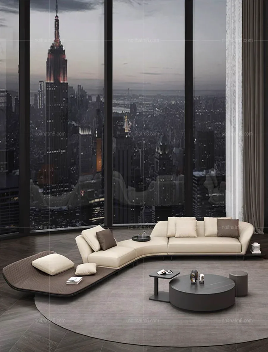 Sofa nhập khẩu sang trọng cho không gian biệt thự cao cấp M8-3595