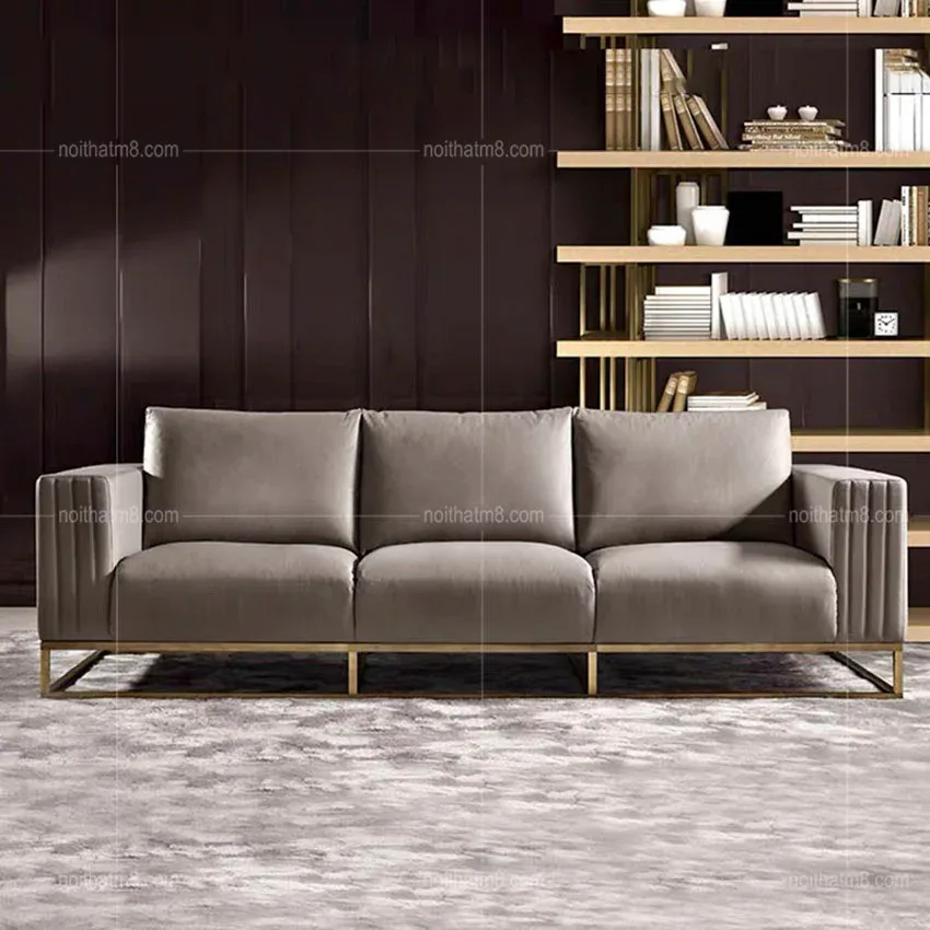 Ghế sofa da cao cấp phong cách hiện đại M8-3568